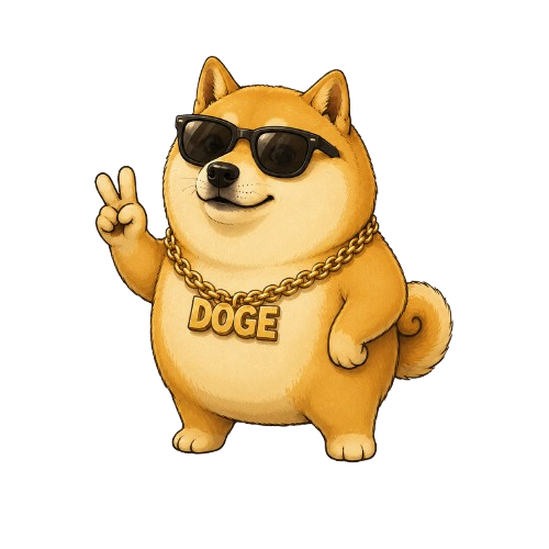 Dogemothy in sunglasses